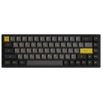 Akko 3068B Plus Black&Gold CS Jelly RGB o‘yin klaviaturasi, Purple