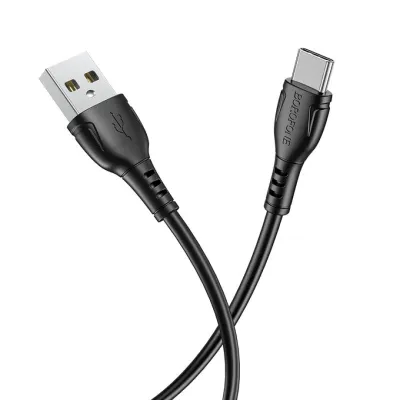 Borofone USBga USB Type-C BX51 Triumph 3.0A kabeli , Black