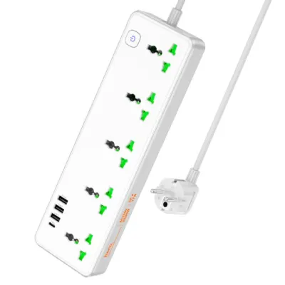 Hoco AC13A 5 sockets EU White uzaytirgichi