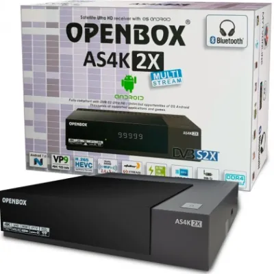 Openbox AS4K 2X sun’iy yo‘ldosh resiveri