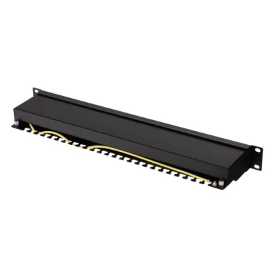 Yamoq paneli 2E САТ 5e, FTP, 19", 1U, 24 yig'ilgan port