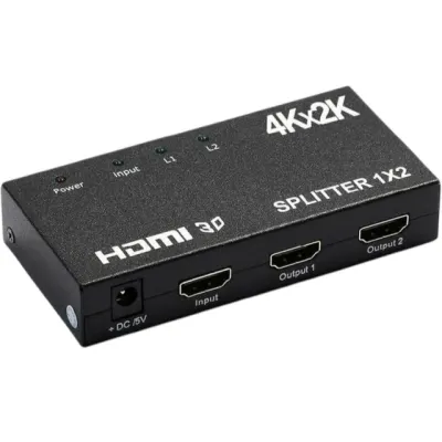 HDMI Splitter tarmoqlagichi 1x2 UHD 4Kx2K