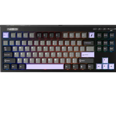 Igrovaya klaviatura 1STPlayer NEO87, Three Connecting, Midnight Violet