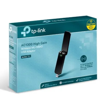 TP-LINK Archer T4U AC1300 ikki diapazonli Wi-Fi USB adapteri