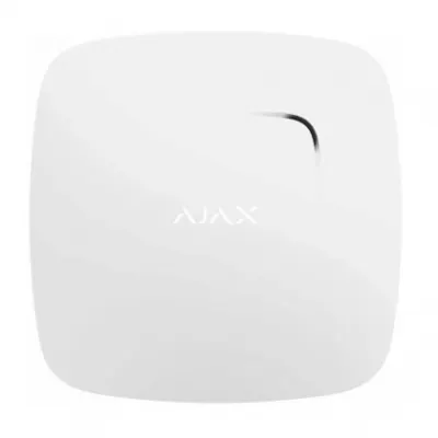 Датчик дыма с температурным сенсором и сенсором угарного газа Ajax FireProtect Plus White