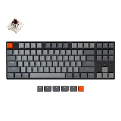 Klaviatura Keychron K8 87 Key Gateron, White LED Brown
