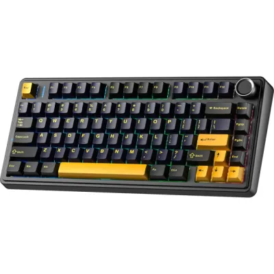 Simsiz mexanik klaviatura Aula F75, Black