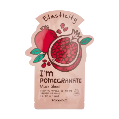 ТКАНЕВАЯ МАСКА ДЛЯ ЛИЦА С ЭКСТРАКТОМ ГРАНАТА I'M POMEGRANATE MASK SHEET - ELASTICITY