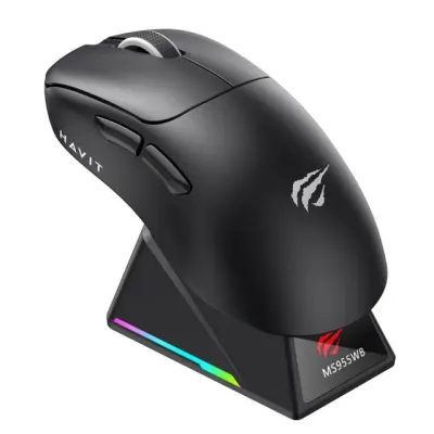 RGB ёритгичли Havit MS955WB ўйин сичқончаси, Black