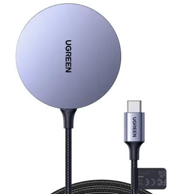 UGREEN 15W Max, CD-245-30233 magnitli simsiz zaryadlovchi qurilma