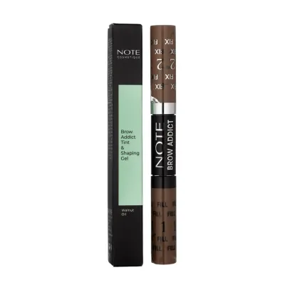 NOTE BROW ADDICT TINT & SHAPING GEL 02 (5 ml+5 ml) qosh uchun tint
