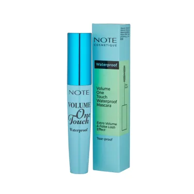 Ko'z uchun tushi NOTE VOLUME ONE TOUCH WATERPROOF MASCARA (10 ml)