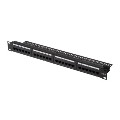 Patch-panel 2E CAT 5e, UTP, 19", 1U, 24 port, yig‘ilgan