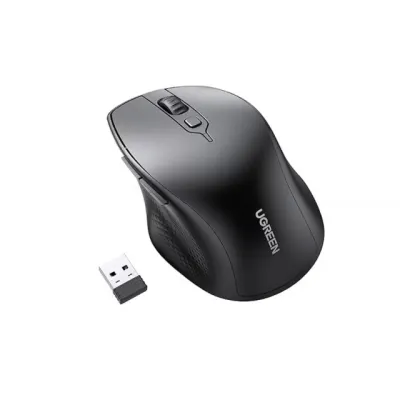 UGREEN MU101 Black simsiz sichqonchasi
