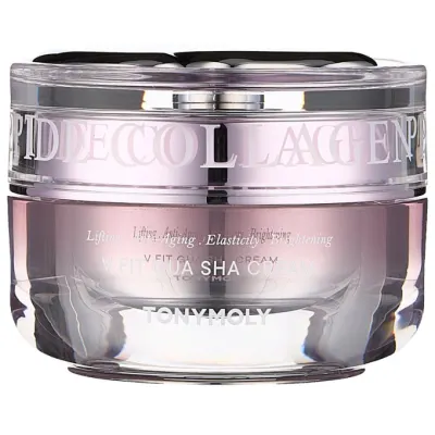 Tony Moly Collagen Peptide V Fit Gua Sha cream 50ml - yuz uchun krem