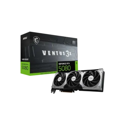 Videokarta MSI RTX 5080 VENTUS 3X OC 16GB GDDR7 256-bit 10752 CUDA PCIe 5.0 TORX Fan 5.0 SFF-Ready