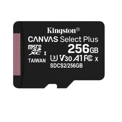 256GB microSDHC Canvas Select Plus 100R A1 C10 xotira kartasi