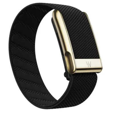 Whoop MG SuperKnit Luxe Band | Obsidian with Gold тасмаси (Оригинал)