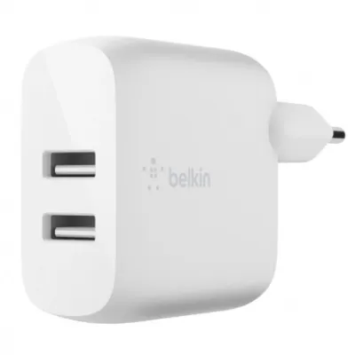 Сетевое зарядное устройство Belkin Home Charger (24W) DUAL USB 2.4A