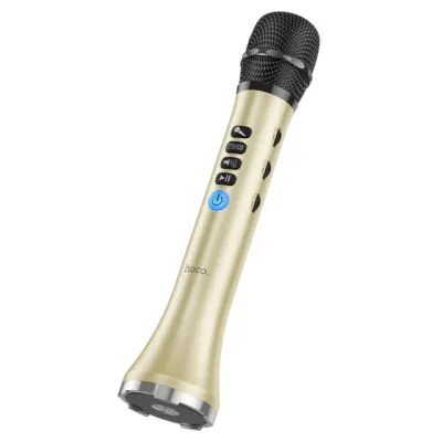 Hoco BK9 simsiz karaoke-mikrofoni , Gold