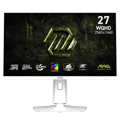 MSI MAG 274QRFW X32 monitori / 27" / 320Hz / WQHD/ IPS / 0.5ms / DisplayHDR 400 , White