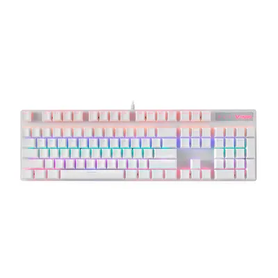 Rapoo V500PRO-87 USB klaviaturasi, White