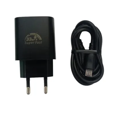 Зарядное устройство HX102 комплект с кабелем Micro-USB, Black