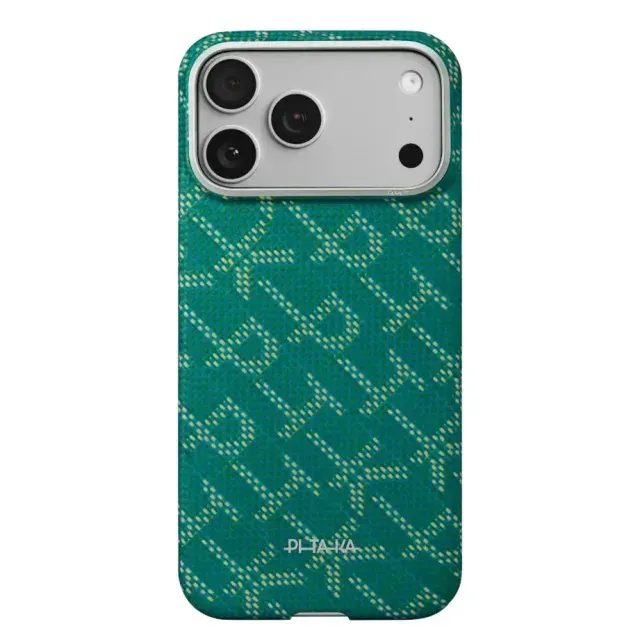 iPhone 17 Про Мах учун Питака ултра-слим case ғилофи, (Голд Греэн)