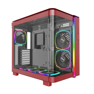 Montech KING 95 Pro kompyuter korpusi Red