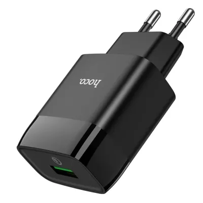 Зарядное устройство Hoco C72Q 18W QC3.0 черный