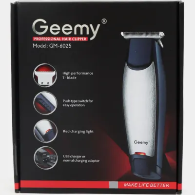 Триммер для стрижки волос и бороды Geemy GM-6025