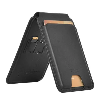 WiWu Mag Wallet FM MW-005 smartfon uchun tirgakli magnit hamyon-kartholder , Black