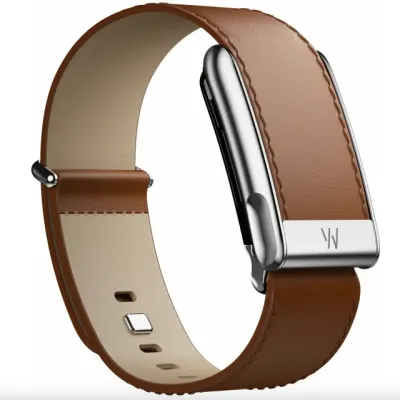Whoop 5.0 (ONE, PEAK) LeatherLuxe Band (Chestnut/Black/Titanium)чарм билагузук тасмаси (Оригинал)