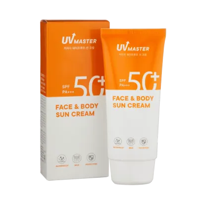 YUZ VA TANA UCHUN QUYOSH KREMI UV MASTER FACE Н BODY SUN CREAM 80ML