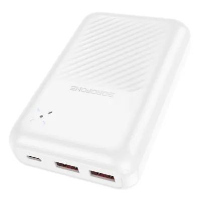 Borofone BJ30A Starlight 22.5W+PD20W 20000mAh oq portativ akkumulyatori