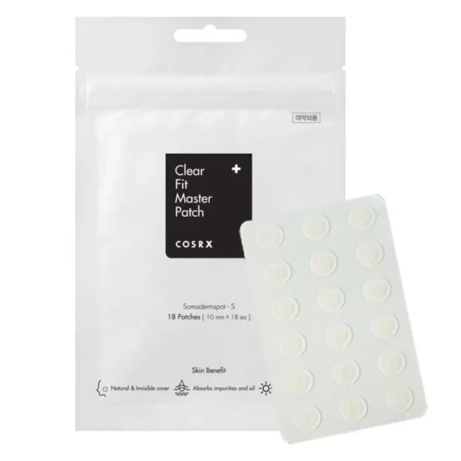 Cosrx Clear Fit Master Patch husnbuzarlarga va yallig'lanishga qarshi patchi