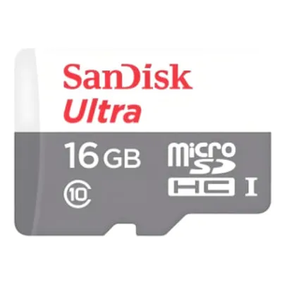 SanDisk Ultra microSDHC Class 10 100MB/s 16GB + SD xotira kartasi