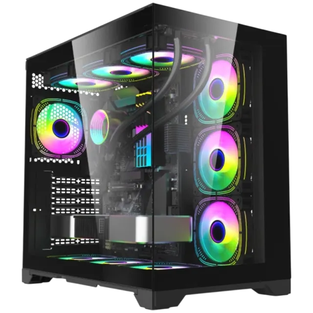 Case Гаме Бардо BD-420 ўйин корпуси, Black Аквариум