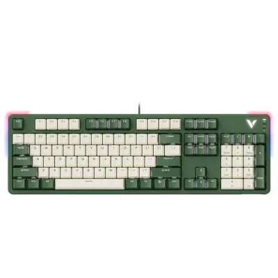 Rapoo V500 Pro USB klaviaturasi, Beige Green