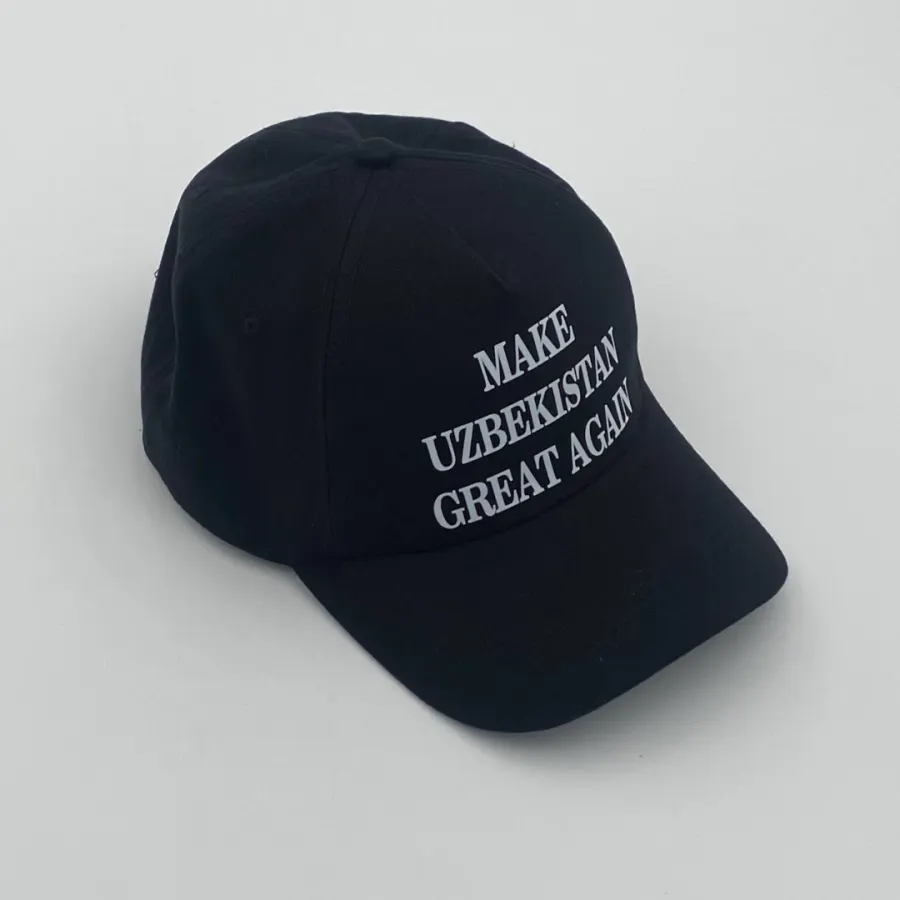 Make Uzbekistan Great Again qora kepkasi