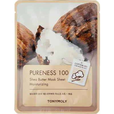 Yuz uchun matoli niqob PURENESS 100 SHEA BUTTER MASK SHEET 21ml