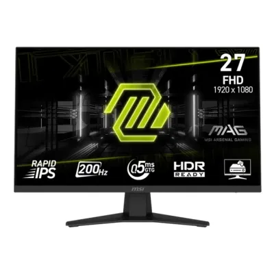 Monitor MSI MAG 272F / 27″ / 200Hz / FHD / Rapid IPS / 0.5 ms / HDR Ready , Black