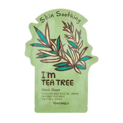 ТКАНЕВАЯ МАСКА ДЛЯ ЛИЦА I'M TEA TREE MASK SHEET – CALMING