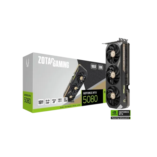 Videokartasi ZOTAC SOLID CORE RTX5080 16GB
