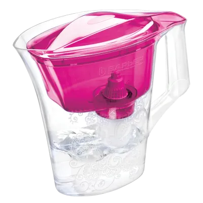 "Tango" turkumidan 2.5 l BARYER ko‘za-filtri (To‘q pushti, Qizg‘ish)