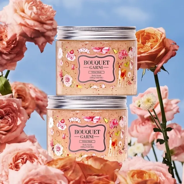 Iforli shakarli tana skrabi Bouquet Garni Sugar Body Scrub White Musk, 500 g