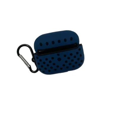 Силиконовый чехол для подвешивания Chexol Airpods 2 CH0456 темно-синий