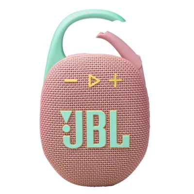 JBL Clip 5 Pink ko‘chma akustikasi