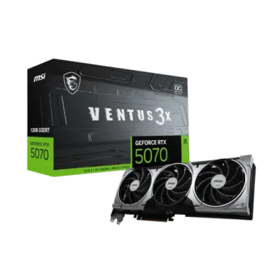 Videokartasi MSI VENTUS 3X RTX5070 12GB