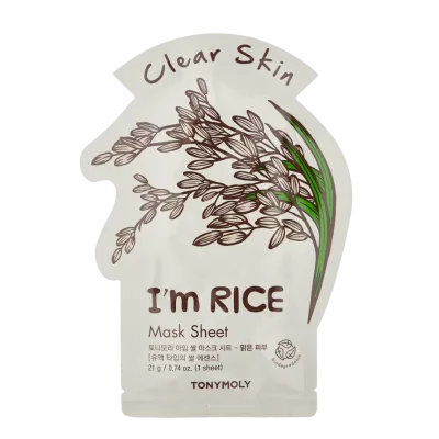 ТКАНЕВАЯ МАСКА ДЛЯ ЛИЦА С ЭКСТРАКТОМ РИСА I'M RICE MASK SHEET - BRIGHTENING